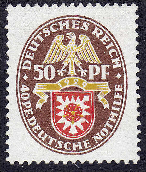 Deutschland
Deutsches Reich
Deutsche Nothilfe 1929, postfrische Erhaltung, dab...