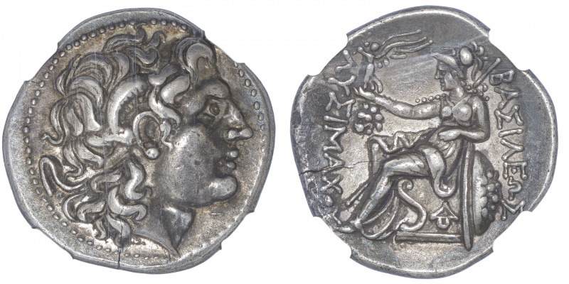 GRÈCE ANTIQUE
Thrace (royaume de), Lysimaque (323-281 av. J.-C.). Tétradrachme ...