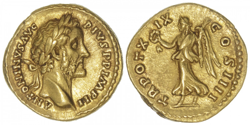 EMPIRE ROMAIN
Antonin le Pieux (138-161). Aureus 155-156, Rome. Calicó 1670 - R...