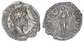 EMPIRE ROMAIN
Antonin le Pieux (138-161). Denier 148/149, Rome. C.240 - RIC.177 ; Argent - 2,69 g - 18,5 mm - 12 h
Superbe.