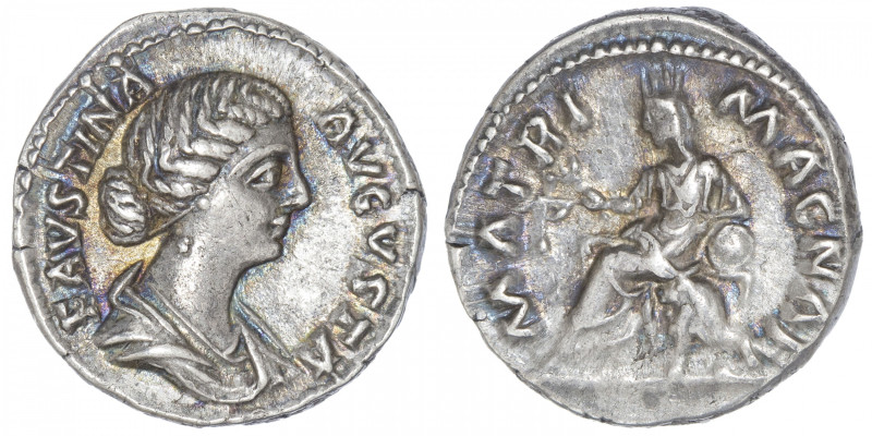 EMPIRE ROMAIN
Faustine la Jeune (161-175). Denier ND (170-175), Rome. RIC.III.7...