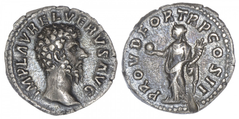 EMPIRE ROMAIN
Lucius Verus (161-169). Denier ND (161), Rome. C.144 - RIC.463 ; ...