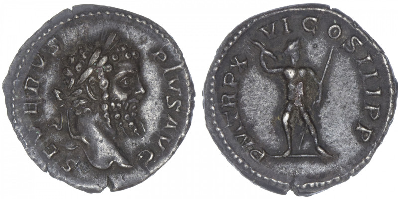 EMPIRE ROMAIN
Septime Sévère (193-211). Denier ND (208), Rome. C.501 - RIC.216 ...