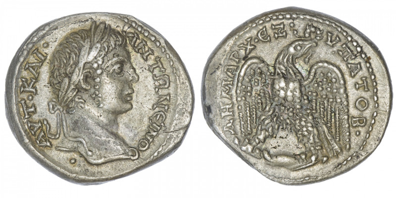 EMPIRE ROMAIN
Caracalla (198-217). Tétradrachme ND (205-207), Antioche. Prieur ...