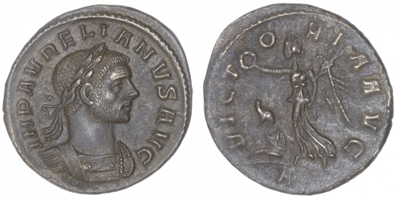 EMPIRE ROMAIN
Aurélien (270-275). Denier ou demi-aurelianus ND (275), Rome. RIC...