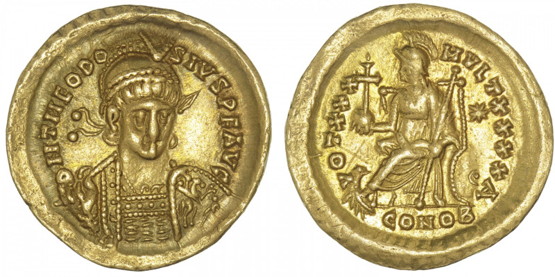 EMPIRE ROMAIN
Théodose II (402-450). Solidus ND (431-432), Constantinople, 1ère...