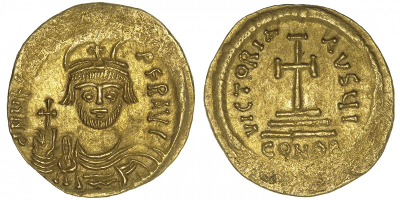 EMPIRE BYZANTIN
Héraclius (610-641). Solidus ND (610-613), Constantinople, 10e ...