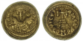 EMPIRE BYZANTIN
Constant II (641-668). Solidus ND (641-646), Carthage. BC.1029 ; Or - 4,41 g - 11 mm - 6 h
Proviendrait d’une vente PLATT 1972, coll...