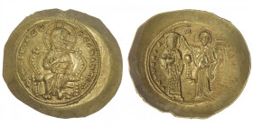 EMPIRE BYZANTIN
Constantin X (1059-1067). Histaménon nomisma ND, Constantinople. BC.1848 ; Or - 4,41 g - 24,5 mm - 6 h
Superbe.