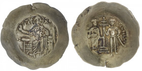 EMPIRE BYZANTIN
Jean II Comnène (1118-1143). Histaménon nomisma ND, Constantinople. BC.1942 ; Électrum - 4,27 g - 30 mm - 6 h
Superbe.