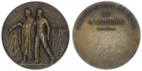 ALGÉRIE
IIIe République (1870-1940). Médaille, Centenaire de l’Algérie, par G. Béguet 1930, Paris. Esc.199 ; Bronze - 87,89 g - 61 mm - 12 h
Superbe...