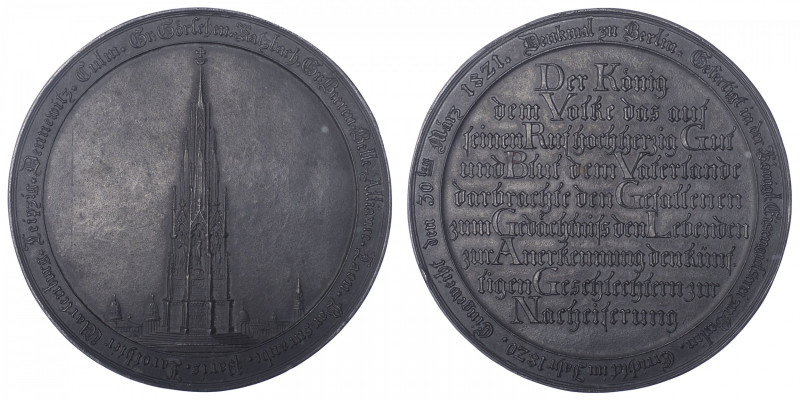 ALLEMAGNE
Prusse, Frédéric-Guillaume III (1797-1840). Médaille d’inauguration d...