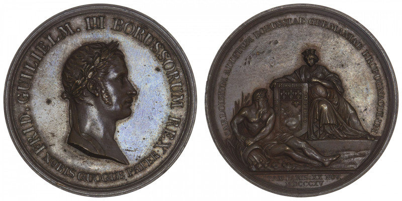 ALLEMAGNE
Prusse, Frédéric-Guillaume III (1797-1840). Médaille, Rattachement de...