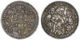 ALLEMAGNE
Saxe, Jean-Georges Ier (1615-1656). Thaler 1618. Dav.7529 - KM.A22 ; Argent - 28,81 g - 40 mm - 2 h
TB à TTB.