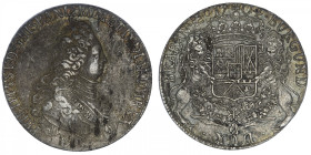 BELGIQUE
Brabant (duché de), Philippe V (1700-1712). Ducaton 1704, Anvers. KM.131.3 ; Argent - 32,62 g - 41 mm - 12 h
Presque TTB.