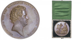 DANEMARK
Christian VIII (1839-1848). Médaille de la Société scientifique 1842. Cuivre - 41,02 g - 43,5 mm - 12 h
Dans son coffret d’origine. Superbe...