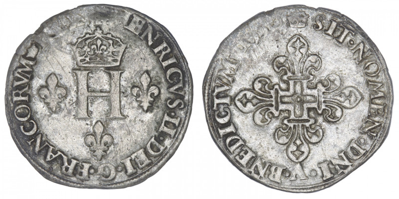 FRANCE / CAPÉTIENS
Henri II (1547-1559). Gros de six bancs dit Gros de Nesle, c...