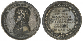 FRANCE
Consulat (1799-1804). Médaille, Napoléon, pose de la première pierre de la grande place 1800, Lyon. Br.59 ; Métal de cloche - 40,26 g - 42 mm ...