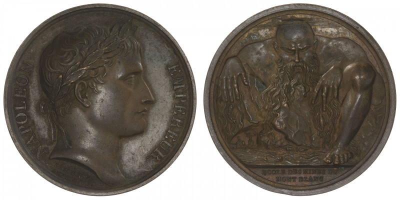 FRANCE
Premier Empire / Napoléon Ier (1804-1814). Médaille, école des Mines du ...