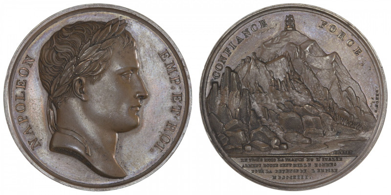 FRANCE
Premier Empire / Napoléon Ier (1804-1814). Médaille, monument sur le Mon...