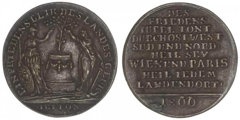 FRANCE
Premier Empire / Napoléon Ier (1804-1814). Médaille, espoirs de paix 180...