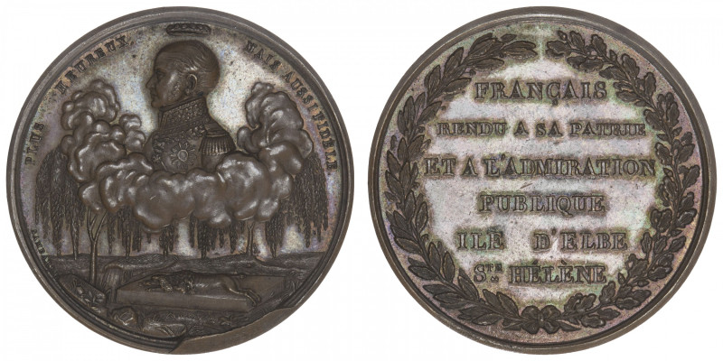 FRANCE
Premier Empire / Napoléon Ier (1804-1814). Médaille, Ile d’Elbe - Sainte...