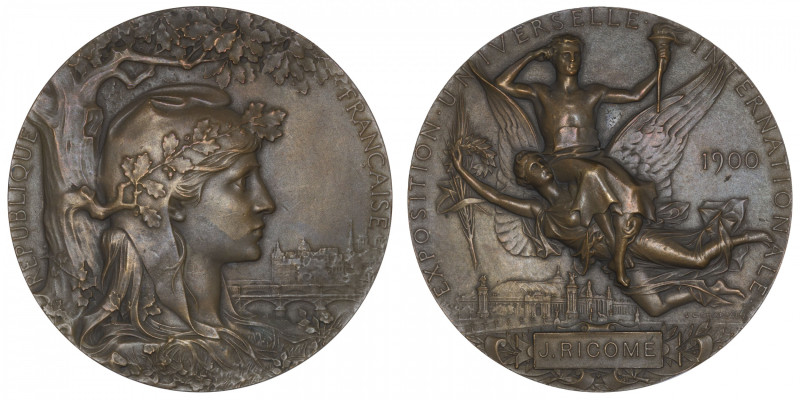 FRANCE
IIIe République (1870-1940). Médaille, Exposition Universelle de Paris p...