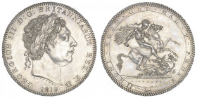 GRANDE-BRETAGNE
Georges III (1760-1820). Couronne (crown) 1819 - LIX, Londres. KM.675 ; Argent - 28,25 g - 38 mm - 6 h
Sublime qualité. Aucune usure...