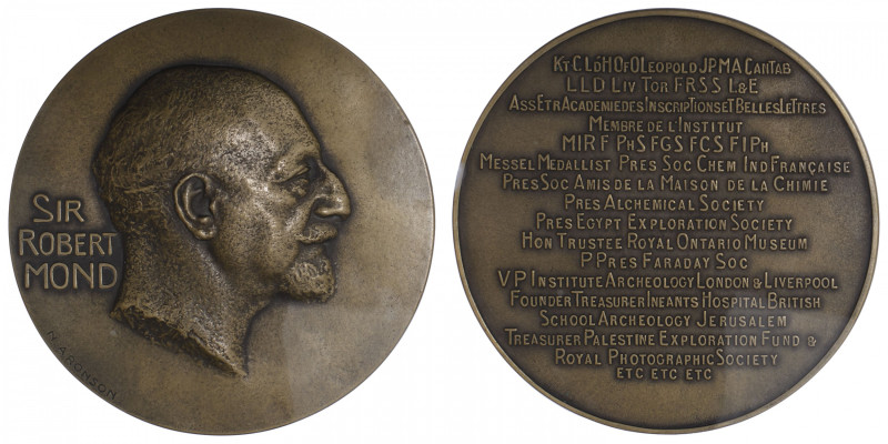GRANDE-BRETAGNE
Georges V (1910-1936). Médaille de Sir Robert Mond, chimiste br...