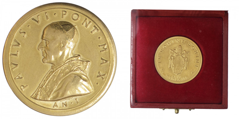 ITALIE
Vatican, Paul VI (1963-1978). Médaille annuelle papale, “in domine domin...