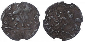 LITUANIE
Grand duché. Schilling, double frappe 1666 TLB. KM.50 ; Cuivre - 15 mm - 6 h
NGC MINT ERROR XF 40 BN (6141753-001). Intéressante monnaie fa...