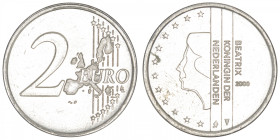 PAYS-BAS
Willem-Alexander (2013- ). 2 euro monométallique sans insert 2000. Cupro-nickel - 8,65 g - 26 mm - 12 h
Tranche inscrite. Rare et impressio...