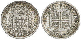 PORTUGAL
Pierre II (1683-1706). 200 reis 1687, Lisbonne. KM.148 ; Argent - 8,12 g - 28 mm - 6 h
TB.