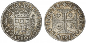 PORTUGAL
Pierre II (1683-1706). 200 reis 1688, Lisbonne. KM.148 ; Argent - 8,09 g - 28 mm - 12 h
TB.
