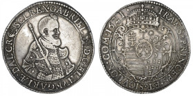 TRANSYLVANIE
Gabriel Bethlen (1613-1629). Thaler 1621, KB, Kremnitz. KM.134 ; Argent - 28,09 g - 44 mm - 11 h
Rare. TTB.