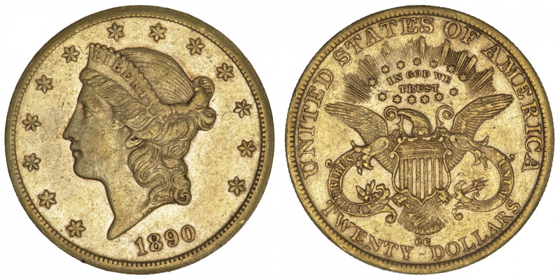 USA
République fédérale des États-Unis d’Amérique (1776-à nos jours). 20 dollar...