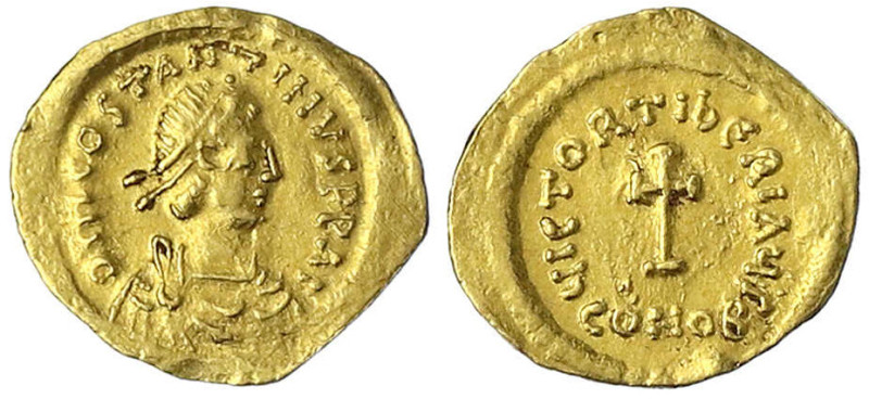 Kaiserreich
Tiberius II. Constantin, 578-582
Tremissis 578/582, Constantinopel...