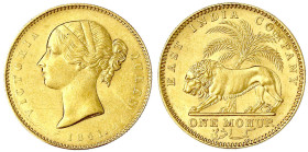 Indien-Britisch
Victoria, 1837-1901
Mohur 1841. 11,66 g., 917/1000. gutes vorzüglich, selten. Krause/Mishler 462.