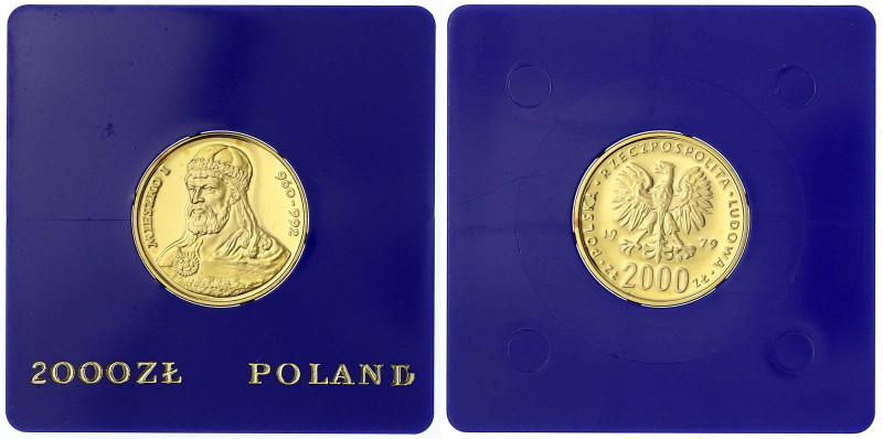 Polen
Volksrepublik, 1949-1989
2000 Zlotych 1979. Meisko I. Auflage max. 3000 ...