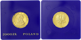 Polen
Volksrepublik, 1949-1989
2000 Zlotych 1981 Wladislaw l. Herman MW. 8 g. 900/1000. In blauer Kapsel. Auflage nur 3113 Ex. Polierte Platte. Krau...