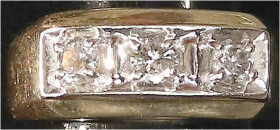 Fingerringe
Damenring Gelbgold 585/1000, besetzt mit 3 Diamanten (je ca. 0,25 ct, aber alle mit starken Einschlüssen). Ringgröße 19. 6,06 g.