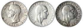 Albanien
Lots
3 Silbermünzen: 1 Frang 1935, 1937, 5 Lek 1939. sehr schön bis vorzüglich