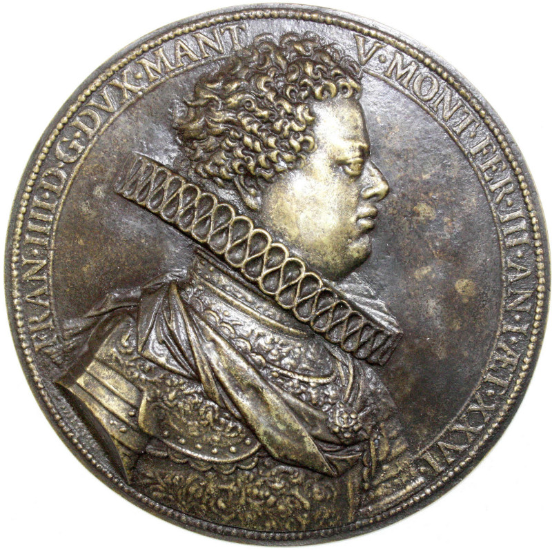 Italien-Mantua
Francesco IV., 1612
Einseitige Bronzegussmedaille o.J. (1612) v...