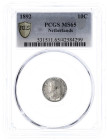 Niederlande
Wilhelmina, 1890-1948
10 Cents 1892. Im PCGS-Blister mit Grading MS 65. Stempelglanz, Prachtexemplar. Krause/Mishler 116.