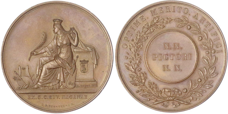 Niederlande-Holland, Provinz
Bronzemedaille o.J. von Schouberg. Preis der Stadt...