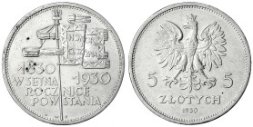 Polen
Zweite Republik, 1923-1939
5 Zlotych 1930, Standarte. gutes sehr schön. Yeoman 19.1. Parchimowicz 115a.