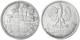 Polen
Zweite Republik, 1923-1939
5 Zlotych 1930, Standarte. sehr schön, Kratzer. Yeoman 19.1. Parchimowicz 115a.