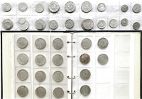 Polen
Lots
82 Silbermünzen aus 1924 bis 1937. Zu 7 X 1 Zloty, 29 X 2 Zloty, 20 X 5 und 26 X 10 Zloty. Dabei bessere Typen. Besichtigen. sehr schön b...