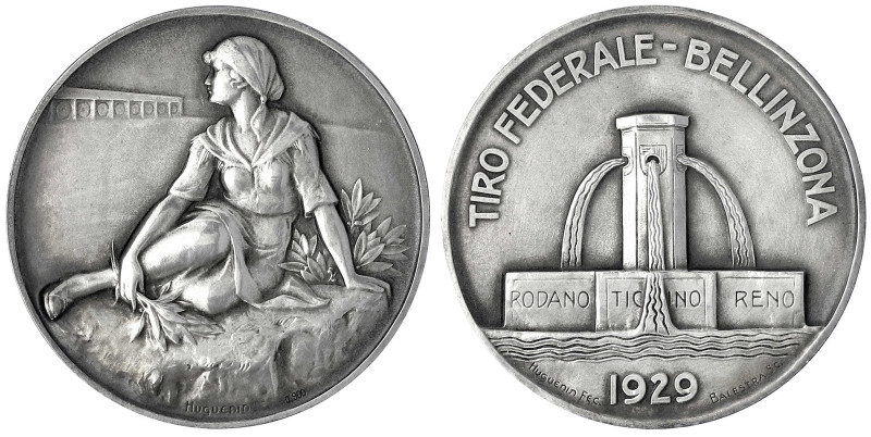 Schweiz-Tessin
Silbermedaille 1929 von Agostino Balestra. Föderalschützenfest i...