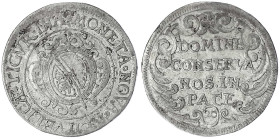 Schweiz-Zürich, Kanton
20 Kreuzer = 1/2 Gulden o.J.(17. Jh.). sehr schön. Divo/Tobler 1090.